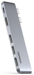 CM251 Docking Station με Διπλό USB-C HDMI 4K PD Ugreen